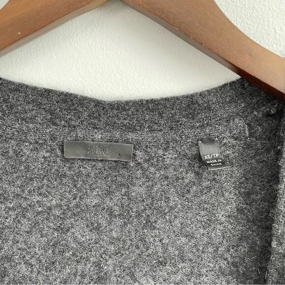 ATM | Women’s 100% Cashmere Grey Lightweight Open Cardigan Two Pocket Sweater XS - Picture 7 of 8